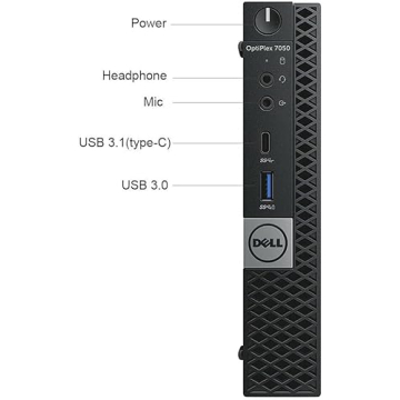 Dell OptiPlex i7 Mini Desktop - 16GB RAM, 512GB SSD, 4K Supported