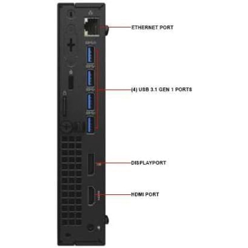 Dell OptiPlex i7 Mini Desktop - 16GB RAM, 512GB SSD, 4K Supported
