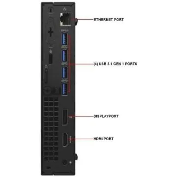 Dell OptiPlex i7 Mini Desktop - 16GB RAM, 512GB SSD, 4K Supported