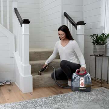 BISSELL Little Green Proheat Portable Deep Cleaner/Spot Cleaner and Car/Auto Detailer with self-Clea...