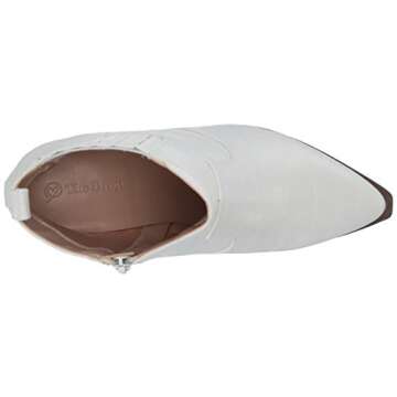 The Drop Women's Sia Pointed Toe Western Ankle Boot