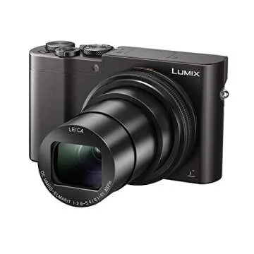 Panasonic LUMIX ZS100 4K Digital Camera, 20.1 Megapixel 1-Inch Sensor 30p Video Camera, 10X LEICA DC VARIO-ELMARIT Lens, F2.8-5.9 Aperture, HYBRID O.I.S. Stabilization, 3-Inch LCD, DMC-ZS100K (Black)