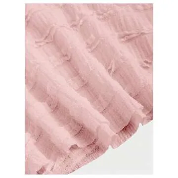 SOLY HUX Women's Peplum Halter Crop Tops Y2K Drawstring Tie Ruched Dressy Casual Spaghetti Strap Cami Top Pure Pink Small