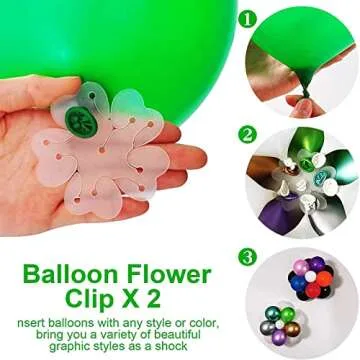 AXHJ Balloon Column Kit 2 Set, 65 inch Height Balloon Stand with Base,Pole, Balloon Rings,Dot Glue,Tying Tool,Flower Clip,Balloon Pump,Balloon Stand Kit for Birthday Wedding Party Decorations