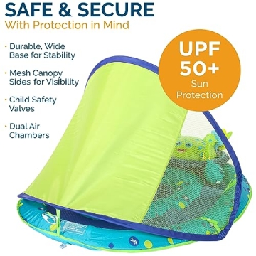 Ultimate Baby Pool Float with Canopy & UPF Protection