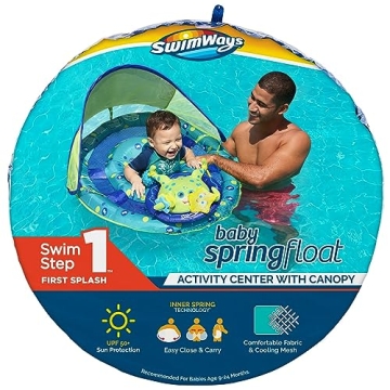 Ultimate Baby Pool Float with Canopy & UPF Protection
