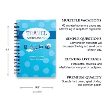 Kahootie Co Kids Travel Journal - Capture Fun Family Memories