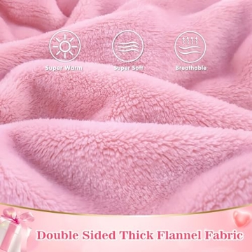 Waitu Wearable Blanket Hoodie in Bright Pink for All Ages