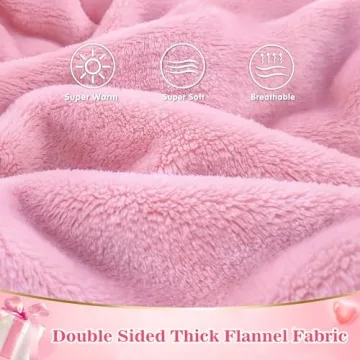 Waitu Wearable Blanket Hoodie in Bright Pink for All Ages