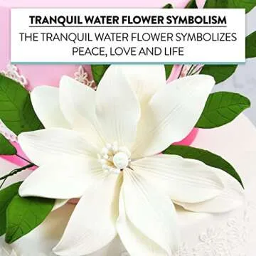 Global Sugar Art Tranquil Water Sugar Cake Flowers