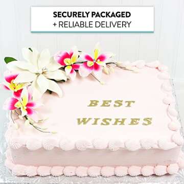 Global Sugar Art Tranquil Water Sugar Cake Flowers