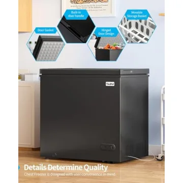 TABU 10.0 Cu Ft Chest Freezer with Adjustable Thermostat