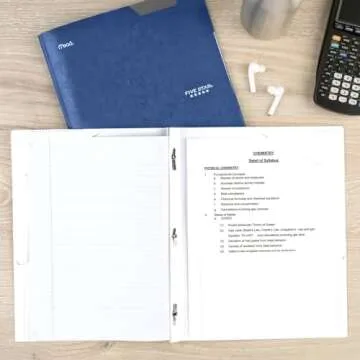 Five Star 2 Pocket Folder - Durable & Stylish Document Organizer