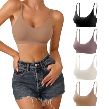 Comfortable Seamless Padded Bralettes for Everyday Use