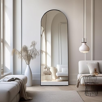 ZMYCZ Arched Floor Mirror - Premium 56x20 Full Length Design