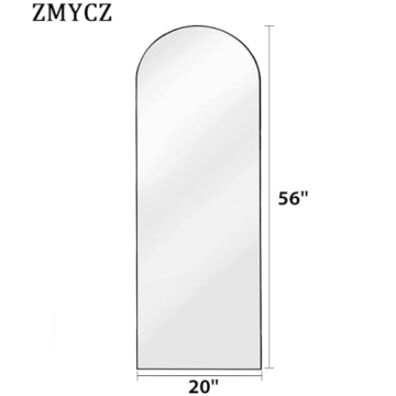 ZMYCZ Arched Floor Mirror - Premium 56x20 Full Length Design