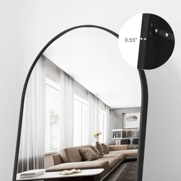 ZMYCZ Arched Floor Mirror - Premium 56x20 Full Length Design