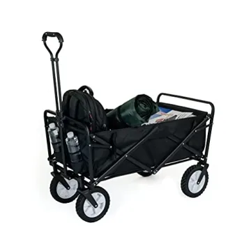 HUGELEAF Utility Wagon - Collapsible & Heavy Duty Cart