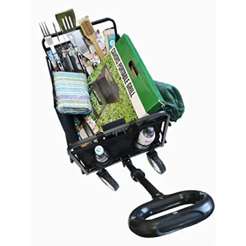 HUGELEAF Utility Wagon - Collapsible & Heavy Duty Cart