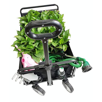 HUGELEAF Utility Wagon - Collapsible & Heavy Duty Cart