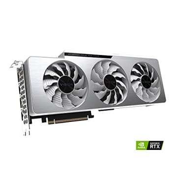 GIGABYTE GeForce RTX 3070 Ti Vision OC 8G Graphics Card, WINDFORCE 3X Cooling System, 8GB 256-bit GD...