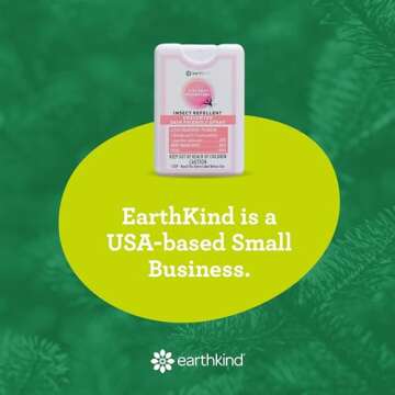 EarthKind Stay Away Mosquitoes Insect Repellent - Plant-Based, Unscented Mosquito Body Spray with Picaridin - Up to 14-Hour Protection - Safe for Children When Used As Directed - Travel Size (4-Pack)