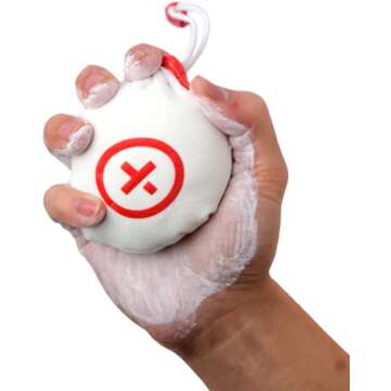 ONCRUX Chalk Sock 2 oz - Premium Refillable Chalk Ball - Made in USA - Performance Grade Grip Enhanc...