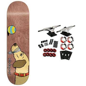 101 Re-Issue Skateboard Complete Natas Dog HT Brown: 8.25" x 32" Performance