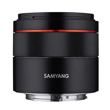 Samyang SYIO45AF-E 45mm F1.8 Full Frame Auto Focus Compact Lens for Sony E-Mount