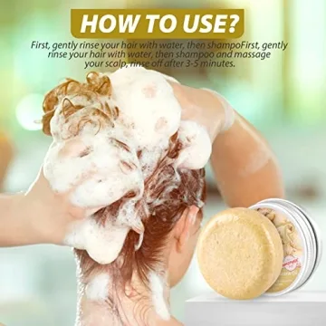 Ginger Hair Regrowth Shampoo Bars - Pack of 5 for Natural Hair Growth