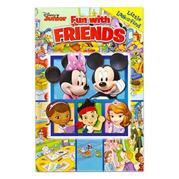 Disney Search Game for Toddlers -- Activity Card Box with Over 100 Puzzles, Games, Activities, Stickers, and More