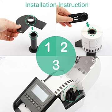 Pestai Replacement Labels for Brother DK-2205 - Versatile & Durable