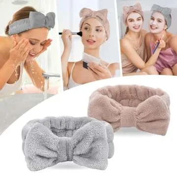 LADES Spa Headband - Terry Cloth for Beauty Routines