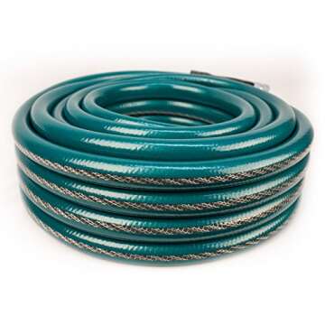 NeverKink Heavy Duty Garden Hose 50ft 5/8 inch Flexible