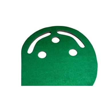 IZZO Golf 3' x 9' Three-Hole Putting Mat - Indoor Putting Training Aid