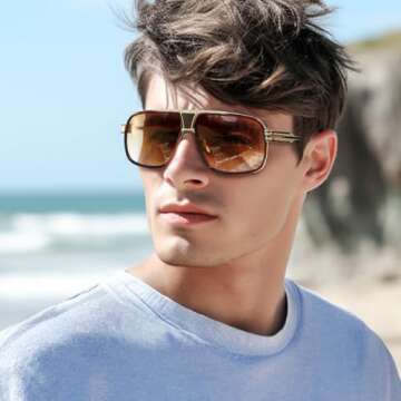 Dollger Retro Aviator Sunglasses - Stylish UV Protection