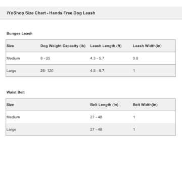 iYoShop Hands-Free Dog Leash for Active Dog Owners