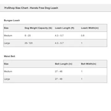 iYoShop Hands-Free Dog Leash for Active Dog Owners