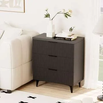 Royal Windsor Fluted Nightstand - Modern Storage Solution