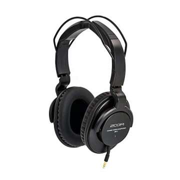 Zoom PodTrak P4 Portable Multitrack Podcast Recorder + 4x Zoom M-1 Mic + 4x Headphones + Windscreens + XLR Cables + 4x Tabletop Stand + Cloth – 4 Person Podcasting Mic Pack Bundle