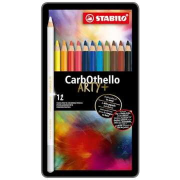 STABILO Chalk-Pastel Artist Colored Pencil CarbOthello for Vibrant Creations