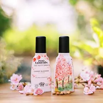 Squatty Potty Pootanicals Toilet Spray, Cherry Blossom, 200 Uses Spray Before You Go, 4 Fl Oz