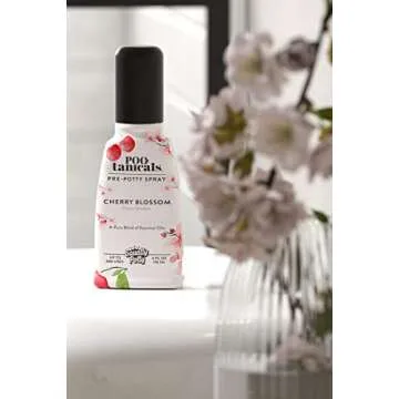 Squatty Potty Pootanicals Toilet Spray, Cherry Blossom, 200 Uses Spray Before You Go, 4 Fl Oz