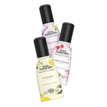 Squatty Potty Pootanicals Toilet Spray, Cherry Blossom, 200 Uses Spray Before You Go, 4 Fl Oz