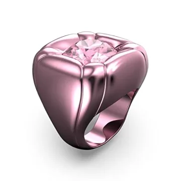 Elegant Swarovski Dulcis Cocktail Ring - A Bold Statement Piece