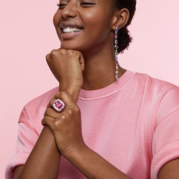 Elegant Swarovski Dulcis Cocktail Ring - A Bold Statement Piece