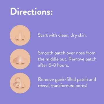 Peach Slices | Nose Pore Patches | Medical-Grade Hydrocolloid | Targets Pores & Pimples | Absorbs Oi...