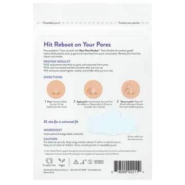 Peach Slices Nose Pore Patches for Overnight Clarity
