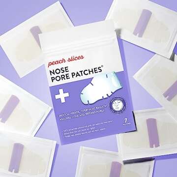 Peach Slices Nose Pore Patches for Overnight Clarity