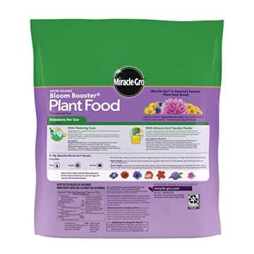 Miracle-Gro Water Soluble Bloom Booster Flower Food, Plant Food for Annual and Perennial Flowers, In...